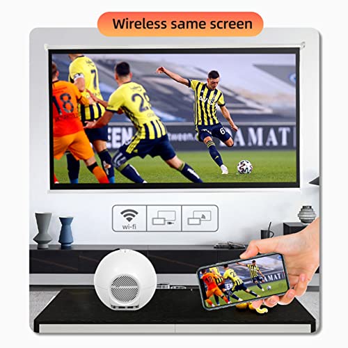 Movie Projector Built-in Speaker Support 1080P Portable Projector Video Projector for Home Cinema & Outdoor Movies Compatible with PC, DVD, TV Stick, USB, Audio