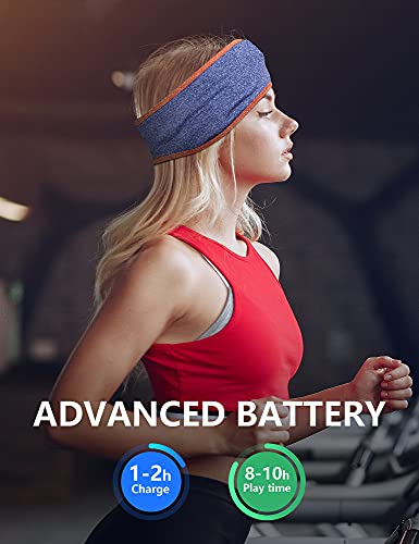 Lavince Sleeping Headphones Bluetooth Headband, Soft Sleep Headphones Comfortable Sleep Headband,Long Time Play Sleep Earbuds with Built in Speakers Perfect for Sleep,Workout,Running,Yoga,Travel