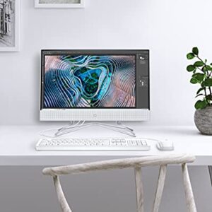 HP 22 All-in-One PC, AMD Athlon Gold 3150U Processor, 4 GB RAM, 256 GB SSD, Full HD IPS 21.5-inch Anti-glare Display, Windows 10 Home, USB Mouse and Keyboard (22-df0022, 2020)