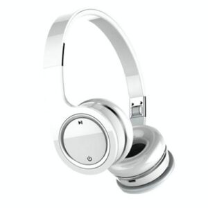 nakamichi bthp03 series bluetooth on-the ear headphones – retail packaging – white