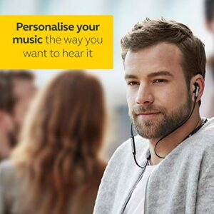 Jabra Elite 65e Alexa Enabled Wireless Stereo Neckband with In-Ear Noise Cancellation – Titanium Black