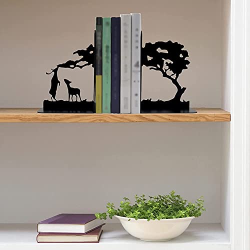 Bookends Decor Shelves Bookends Decorative Book Ends Heavy Duty Book end Bookshelf Decor for Bedroom Library Office School Book Desktop Office Living Room Ornaments