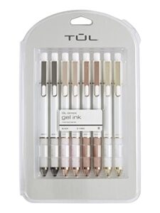 tul limited edition pearl sunset shades mixed metal 8 pack gel pens