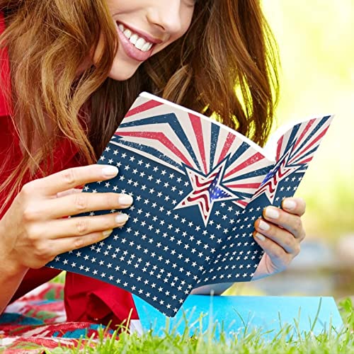 TODIYADDU Shining Pentagram Fabric Book Cover for Teachers Book Protector- Padded Detachable Dustproof Book Pouch Textbook Cover Aa Big Book Cover