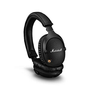 marshall monitor ii active noise canceling over-ear bluetooth headphone, black