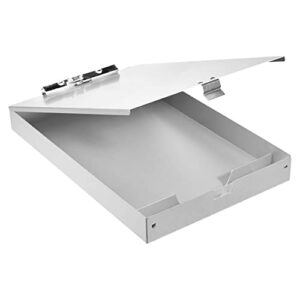 amazon basics aluminum storage clipboard – 14″ x 9″, two-tier, standard clip