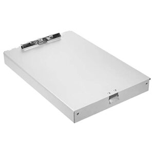 Amazon Basics Aluminum Storage Clipboard - 14" x 9", Two-Tier, Standard Clip