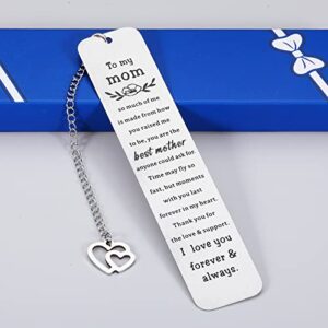 Mom Gift Bookmark from Daughter Son Birthday Gifts for Mother Mommy mom Mother's Day Gift for Mom from Teens Kids Valentines Day Gift for Mommy Mom Love You Mom Christmas Bookmarks from Daughter Son