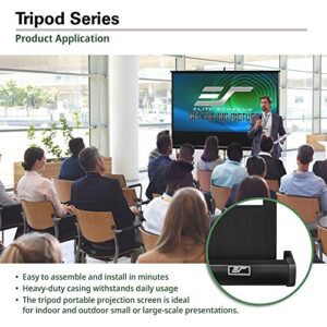 Elite Screens Tripod Series, 119-INCH 1:1, 16:9, 4:3, Adjustable Multi Aspect Ratio Portable Indoor Outdoor Projector Screen, 8K / 4K Ultra HD 3D Ready, US Based Company 2-YEAR WARRANTY, T119UWS1, Black