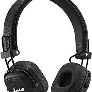 Marshall Major III Bluetooth Wireless On-Ear Headphones, Black - New