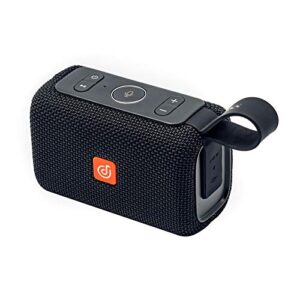 [upgrade] doss e-go alexa-enabled portable bluetooth speaker with superior sound, 33ft bluetooth range, built-in mic, ultra-portable design, ipx6 waterproof for home and outdoor