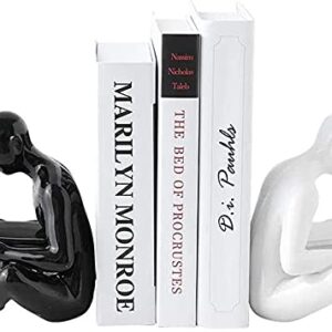 Bookend Supports HeavyDuty ， Decorative Bookends Desktop Bookends Pattern Design Decorative Metal Bookends Support Shelves Best Gifts Home Decoration