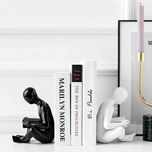 Bookend Supports HeavyDuty ， Decorative Bookends Desktop Bookends Pattern Design Decorative Metal Bookends Support Shelves Best Gifts Home Decoration