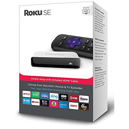 Roku 3900SE SE- Fast High-Definition Streaming. Easy On The Wallet (Renewed)