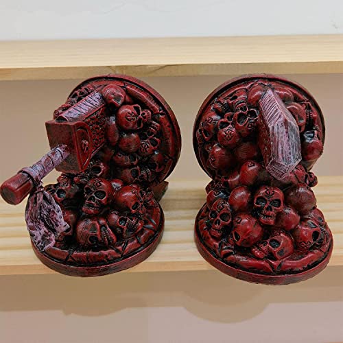 Sujetalibros Book Ends Berserk Bookends for Shelves Dragon Slayer Book Ends to Hold Books Heavy Duty Resin Non-Slip Book Holders for Reading Desk Home Decoration Book Stopper