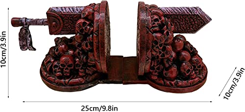 Sujetalibros Book Ends Berserk Bookends for Shelves Dragon Slayer Book Ends to Hold Books Heavy Duty Resin Non-Slip Book Holders for Reading Desk Home Decoration Book Stopper