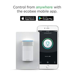 Ecobee Switch+ Smart Light Switch, Amazon Alexa Built-in