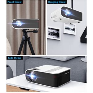 WENLII W32 Mini Projector Full 1080p Android 10 Support 4k Decoding Video Projector Led Beamer Home Theater for Phone Cinema ( Size : Mirror Version )