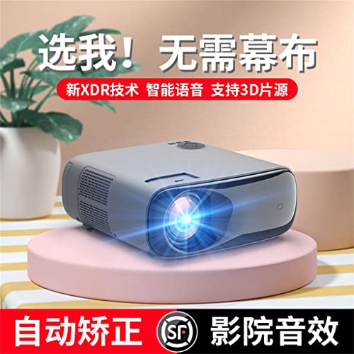 WENLII Projector Office Support 4K High Brightness LED Screen Voice Mini Home Projector