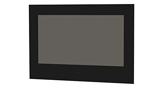 AVEL Waterproof TV for Bathroom/Shower/Kitchen/Living Room Android Smart TV (Black Frame, 23.8'')
