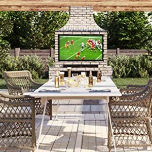 Furrion FDUP65CBS 65" Partial Sun Series Outdoor Weatherproof 4K UHD TV with an Additional 1 Year Coverage by Epic Protect (2021)