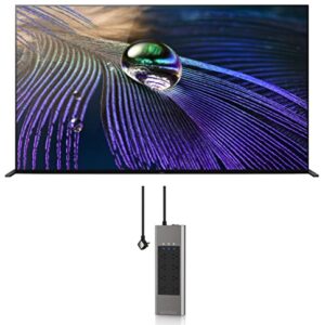 Sony XR83A90J 83" A90J Series HDR OLED 4K Smart TV with an Austere 7S-PS8-US1 VII-Series 8 Outlet Power w/Omniport USB (2021)