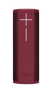 ultimate ears blast portable waterproof wi-fi and bluetooth speaker with hands-free amazon alexa voice control – merlot