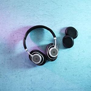 Master & Dynamic MW50+ Wireless Headphones Silver/Black (Renewed)