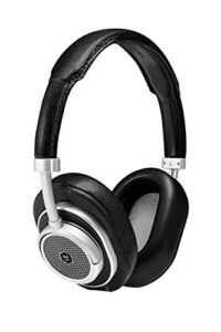 master & dynamic mw50+ wireless headphones silver/black (renewed)