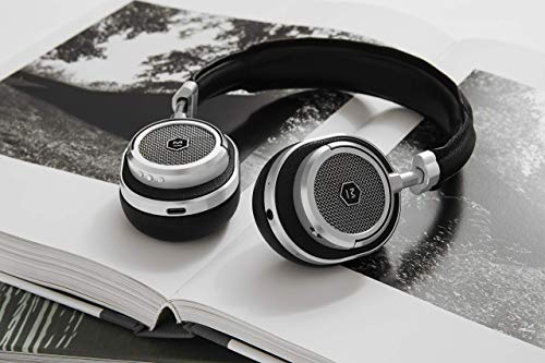 Master & Dynamic MW50+ Wireless Headphones Silver/Black (Renewed)