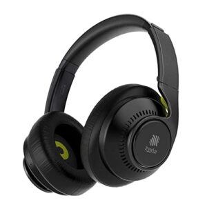 233621 trip active noise cancelling headphones with independent noise reduction chip, bluetooth wireless headphones built-in mic and ex audio cable, 40h battery, hands-free calls, hifi sound quality