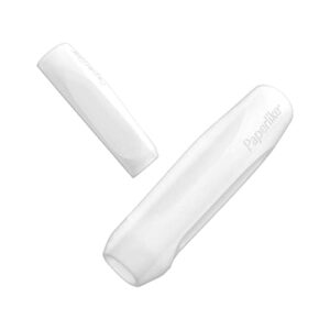 paperlike pencil grips for apple pencil 1st & 2nd generation – set of 2 – comfort & precision (transparent)