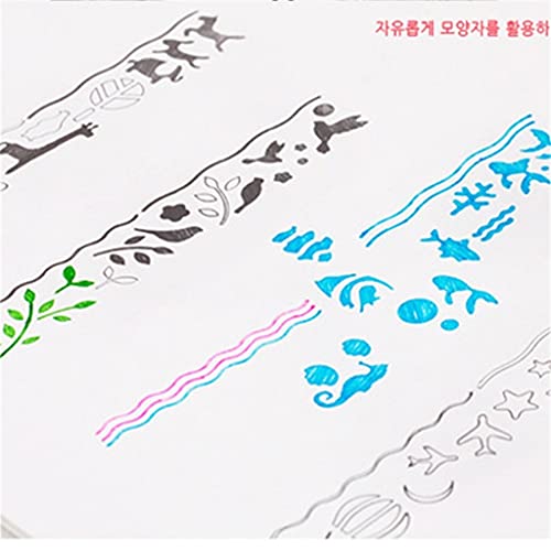 LDCHNH Cute Kawaii Creative Horse Birdcage Hollow Metal Bookmark Ruler for Kids Student Gift School Supplies