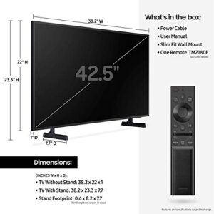 SAMSUNG QN85LS03AAFXZA 85" The Frame UHD HDR QLED 4K Smart TV with an Additional 1 Year Coverage by Epic Protect (2021)