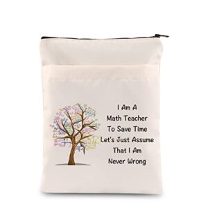 math teacher book sleeve math teacher gift math lover book protector mathematics gift i am a math teacher book cover