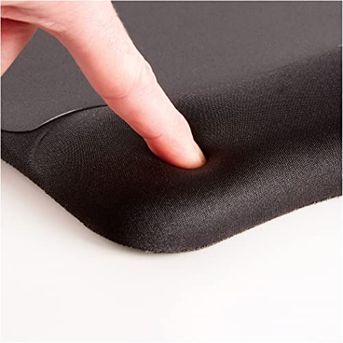 Fellowes Memory Foam Mouse Pad/Wrist Rest- Black (9176501)