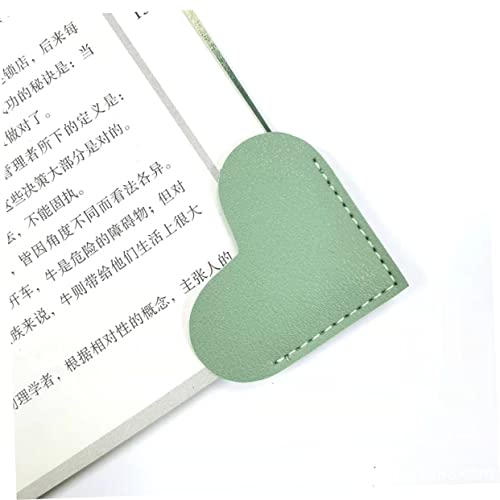 NUSITOU 4pcs Markers Cute Delicate for Heart Page-Marker Books Retro Bookmarks Bookmark Decorative Portable Gift Stylish Clip Accessories Reading Quaint Students Leather Book Colorful