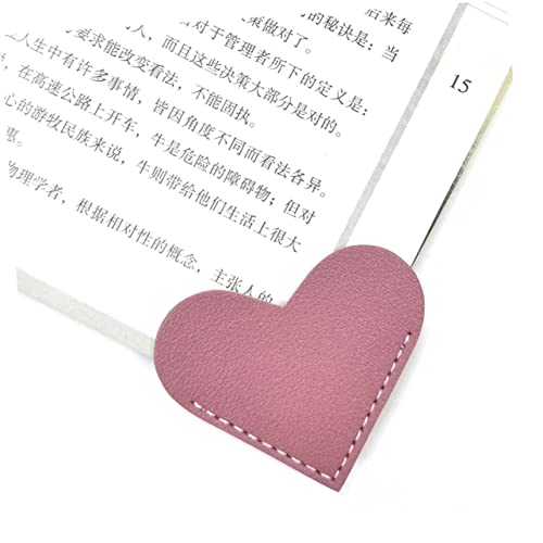 NUSITOU 4pcs Markers Cute Delicate for Heart Page-Marker Books Retro Bookmarks Bookmark Decorative Portable Gift Stylish Clip Accessories Reading Quaint Students Leather Book Colorful