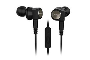 creative aurvana trio ls 3.5 mm in-ear headphones with liquid silicone rubber drivers, built-in microphone, noise isolation, and carry pouch, for android, iphone, pc, mac, nintendo switch