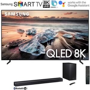 samsung qn82q900rb 82-inch q900 qled smart 8k uhd tv bundle 370w virtual 5.1.2-channel soundbar system with wireless subwoofer