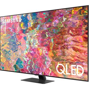 SAMSUNG QN85Q80BAFXZA 85 Inch QLED 4K Smart TV 2022 (Renewed) Bundle with 2 YR CPS Enhanced Protection Pack