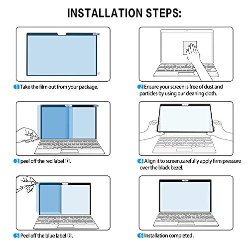 for MacBook Pro 13 Anti-Glare Anti-Blue Light Screen Protector Filter,FILMEXT MacBook Pro 13 inch(2016~2022) M1/M2 Eye Protection Blue Light Blocking Filter Reduces Digital Eye Strain