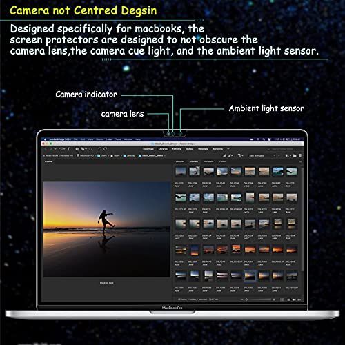 for MacBook Pro 13 Anti-Glare Anti-Blue Light Screen Protector Filter,FILMEXT MacBook Pro 13 inch(2016~2022) M1/M2 Eye Protection Blue Light Blocking Filter Reduces Digital Eye Strain