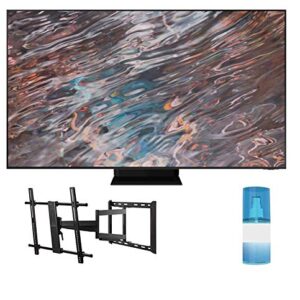 SAMSUNG QN85QN800A 85" QN800A Series UHD Neo QLED 8K Smart TV with a Walts TV Large/Extra Large Full Motion Mount for 43"-90" Compatible TV's and Walts HDTV Screen Cleaner Kit (2021)