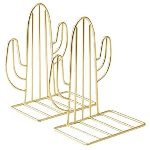 wjccbjqxw bookends 2pcs decorative bookends metal decorative book ends dividers holders for shelves dispensers display for library office