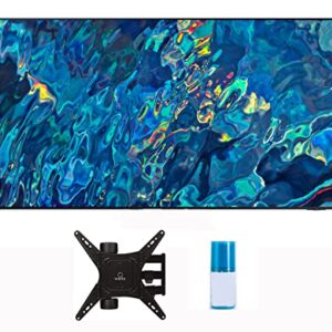 SAMSUNG QN65QN95BAFXZA 65" Neo QLED 120Hz Anti-Glare 4K Smart TV with a Walts TV Medium Full Motion Mount for 32"-65" Compatible TV's and a Walts HDTV Screen Cleaner Kit (2022)