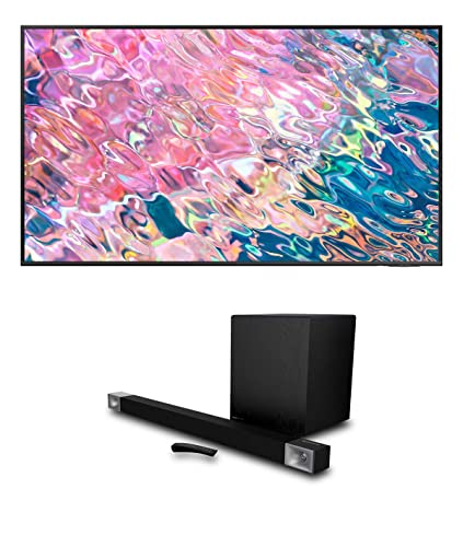 SAMSUNG QN70Q60BAFXZA 70" QLED Quantum HDR 4K Smart TV with a Klipsch CINEMA-800 3.1 Dolby Atmos Soundbar with 10" Wireless Subwoofer (2022)