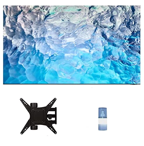 SAMSUNG QN65QN900BFXZA 65" 8K QLED UHD HDR Smart Infinity-Screen TV with a Walts TV Medium Full Motion Mount for 32"-65" Compatible TV's and a Walts HDTV Screen Cleaner Kit (2022)