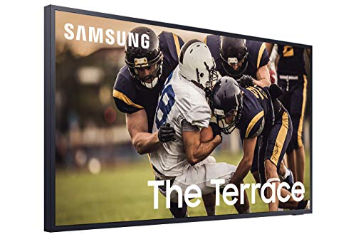 SAMSUNG QN75LST7TA The Terrace 75" Outdoor-Optimized QLED 4K UHD Smart TV with a Complete Terrace Bundle That Includes a Soundbar, Full Motion Wall Mount, and TV Dust Cover (2020)