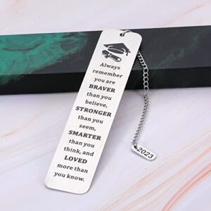 Class of 2023 Graduation Gifts for Her Him Inspirational Bookmark High School College Graduation Gifts for Son Daughter Boys Girls Women Men Nurse Master Degree Students Senior Grad Gifts